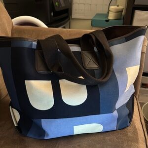 Bally Blue Tote Bag